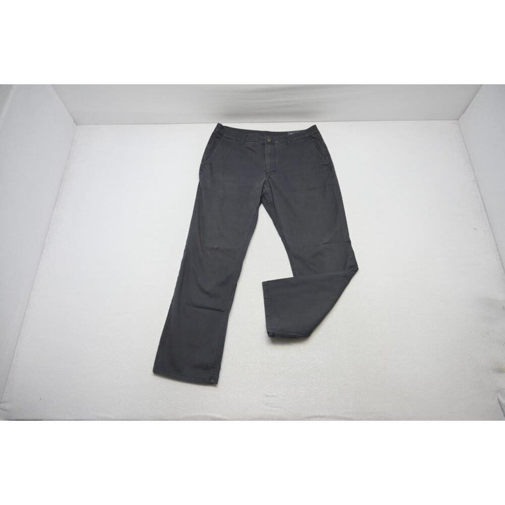 Bonobos Khaki Pants‎ Straight Let Flat Gray Chinos Mens Size 34 x 30
